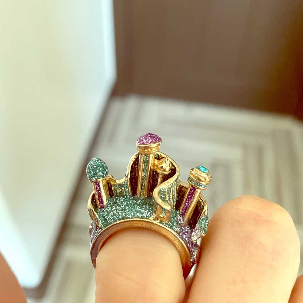 Disney Little Mermaid castle ring